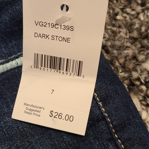 STUDIO V JEAN shorts size 7 new - Picture 3 of 4